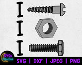 NSFW SVG - I Screw I Nut I Bolt - Inappropriate Adult Humor T-Shirt Design